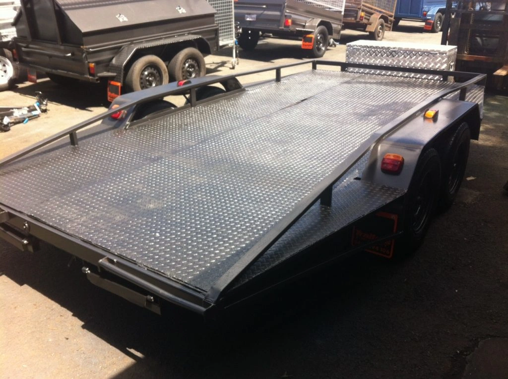 Car Trailer with side rails