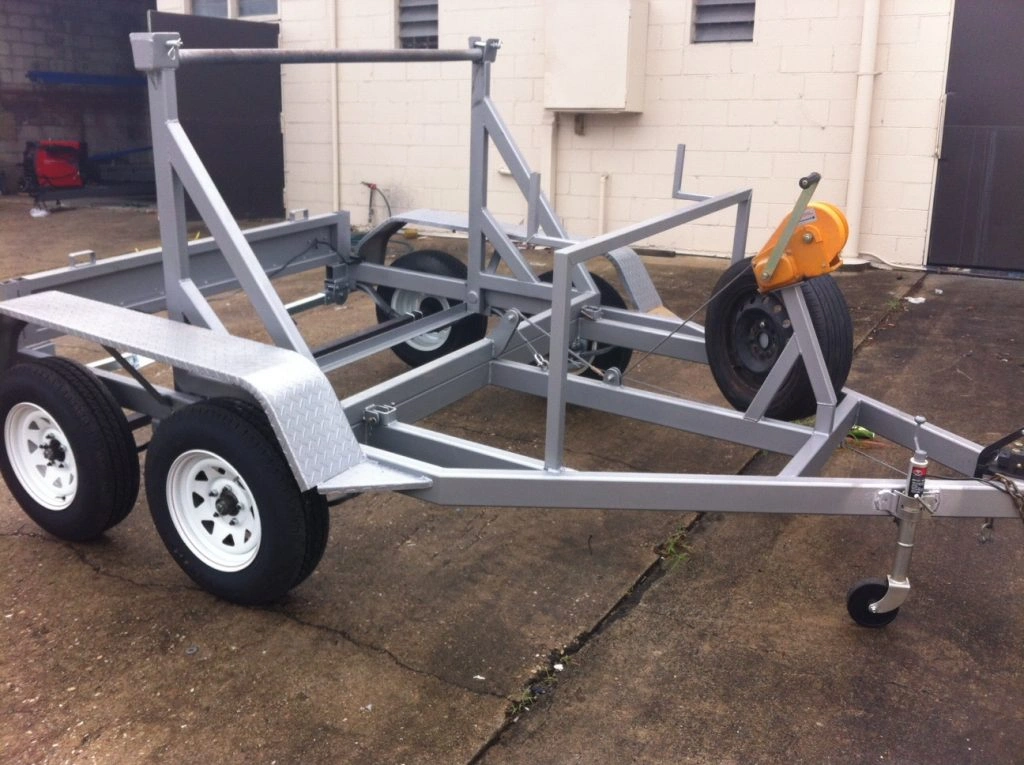 Cable roller trailer